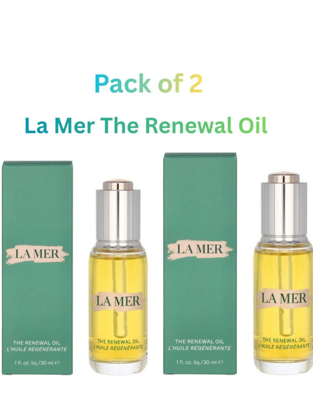 La Mer renewal oil 30 ml Pack of 2